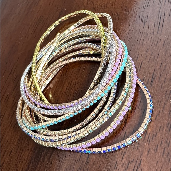 ☘️Colorful Stackable Rhinestone Set - Picture 1 of 3